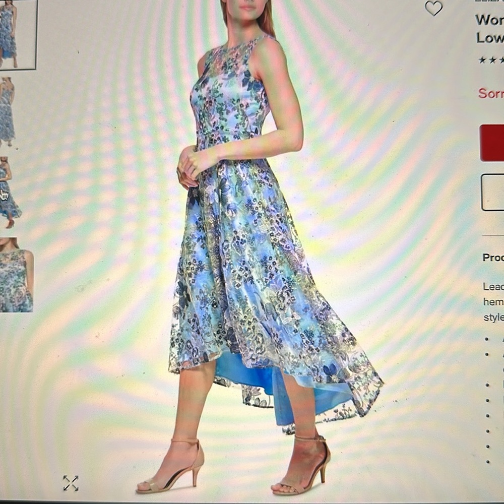 Beautiful for wedding or formal occasion dress by Eliza J. Size 10 - Picture 5 of 5